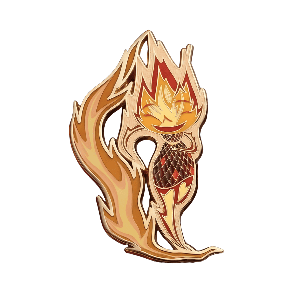 Ember Lumen Stained Glass Disney pin