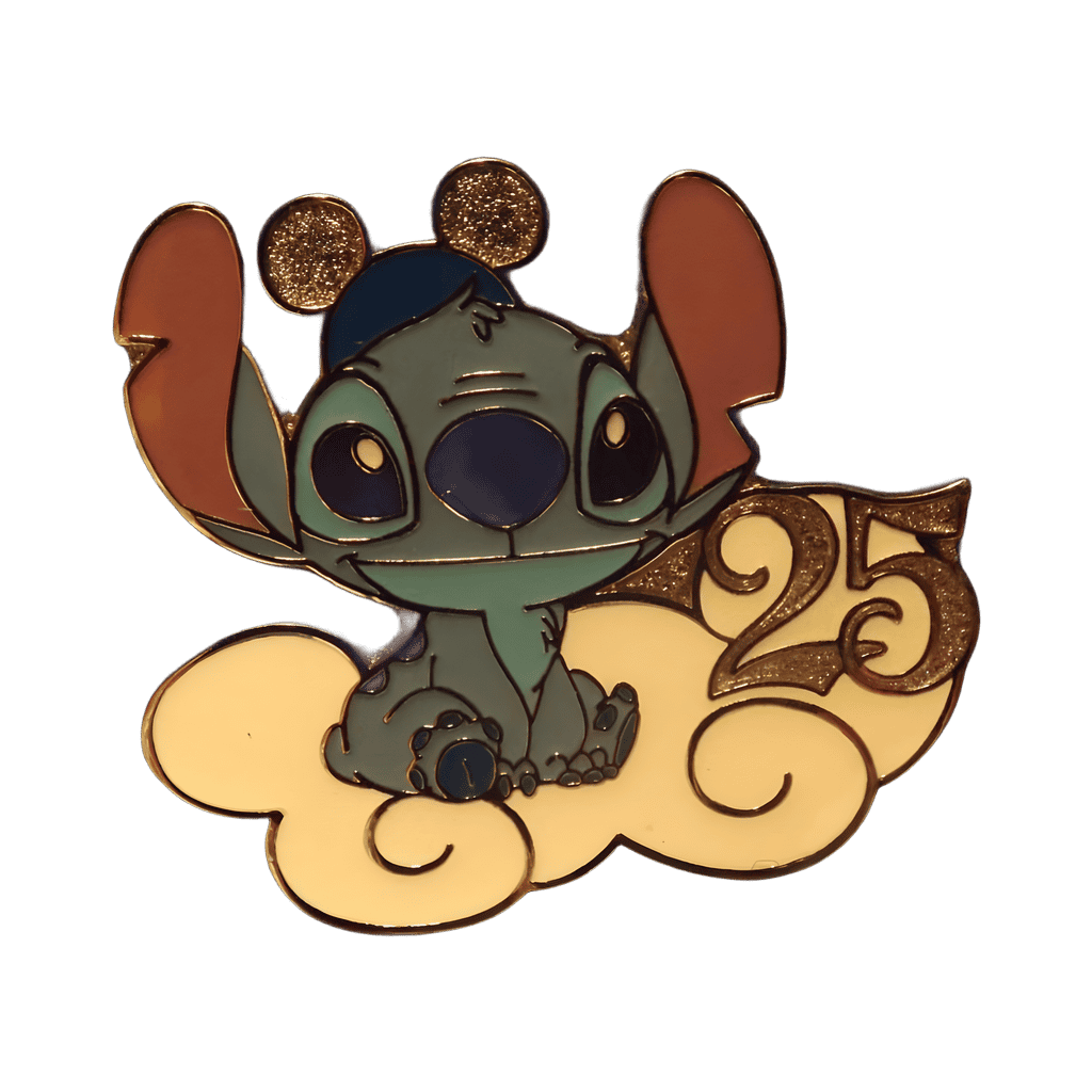 25th Anniversary - Cloud - Stitch Disney pin