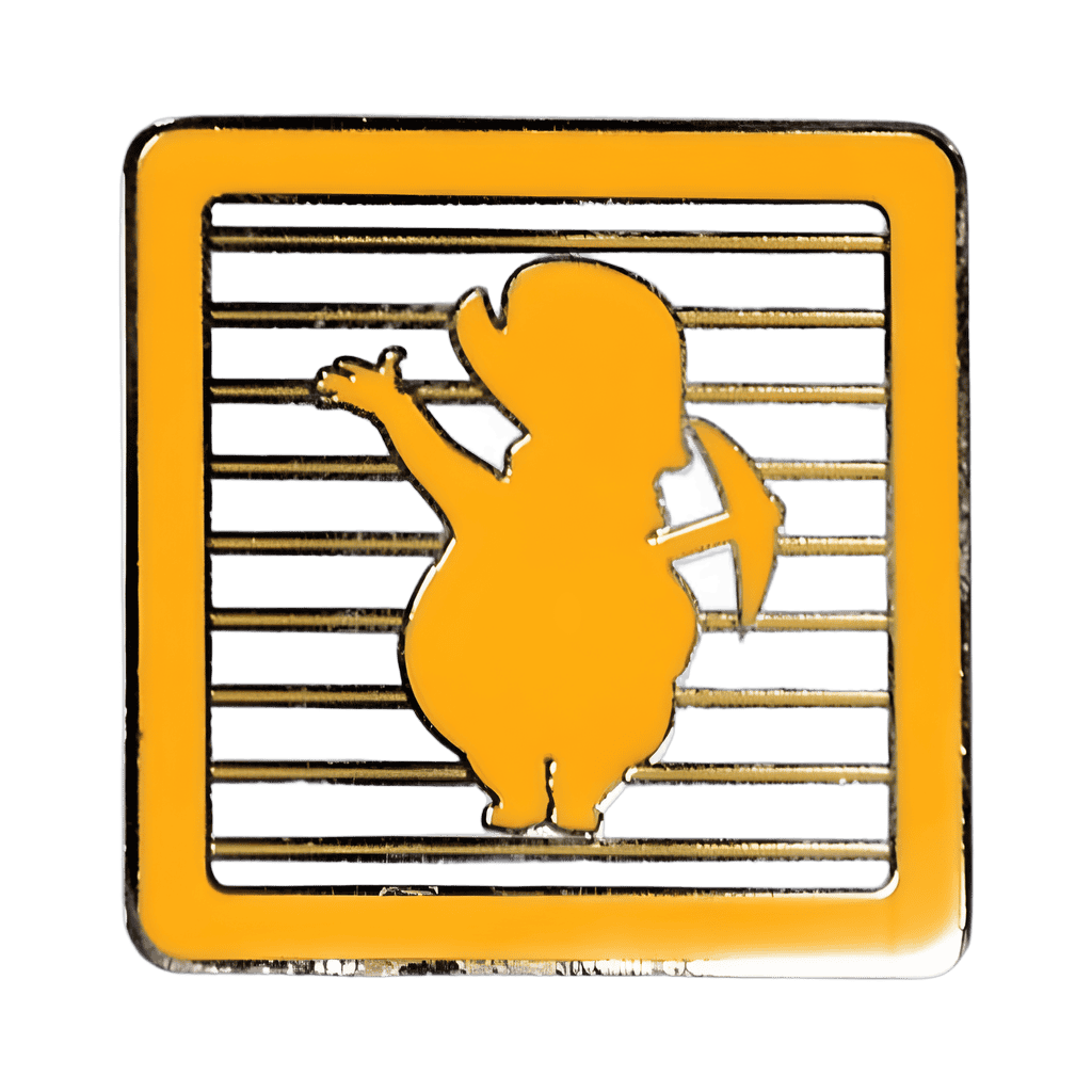 Stinky Pete Yellow Block Disney pin