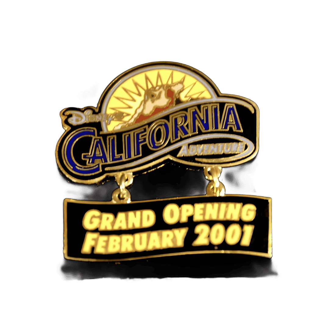 Disney California Adventure “Grand Opening, February 2001” Dangle Disney pin