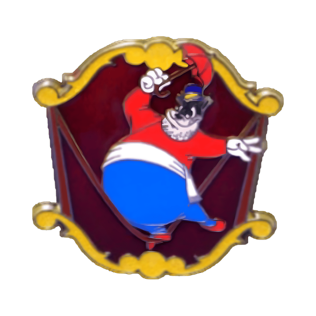 Tightrope Walker Pete with Tiny Umbrella Disney pin