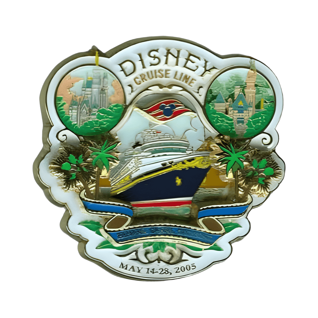 Logo with Cinderella Castle and Sleeping Beauty Castle Disney pin