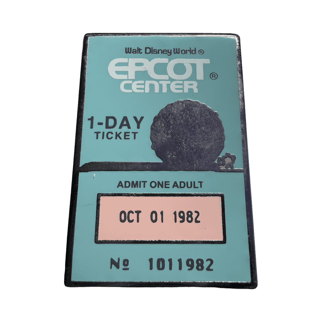EPCOT Center Opening Day Ticket Disney pin