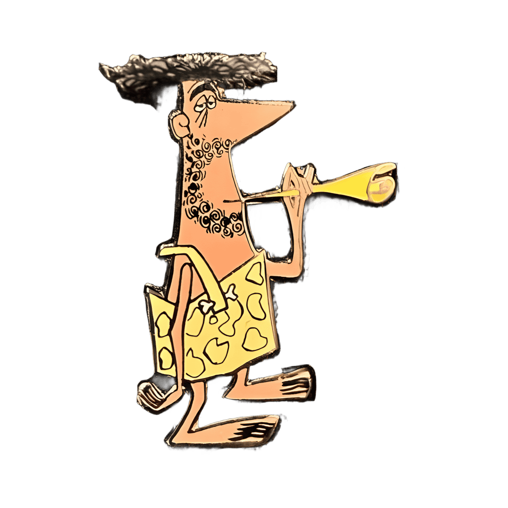 Whistle Caveman Disney pin