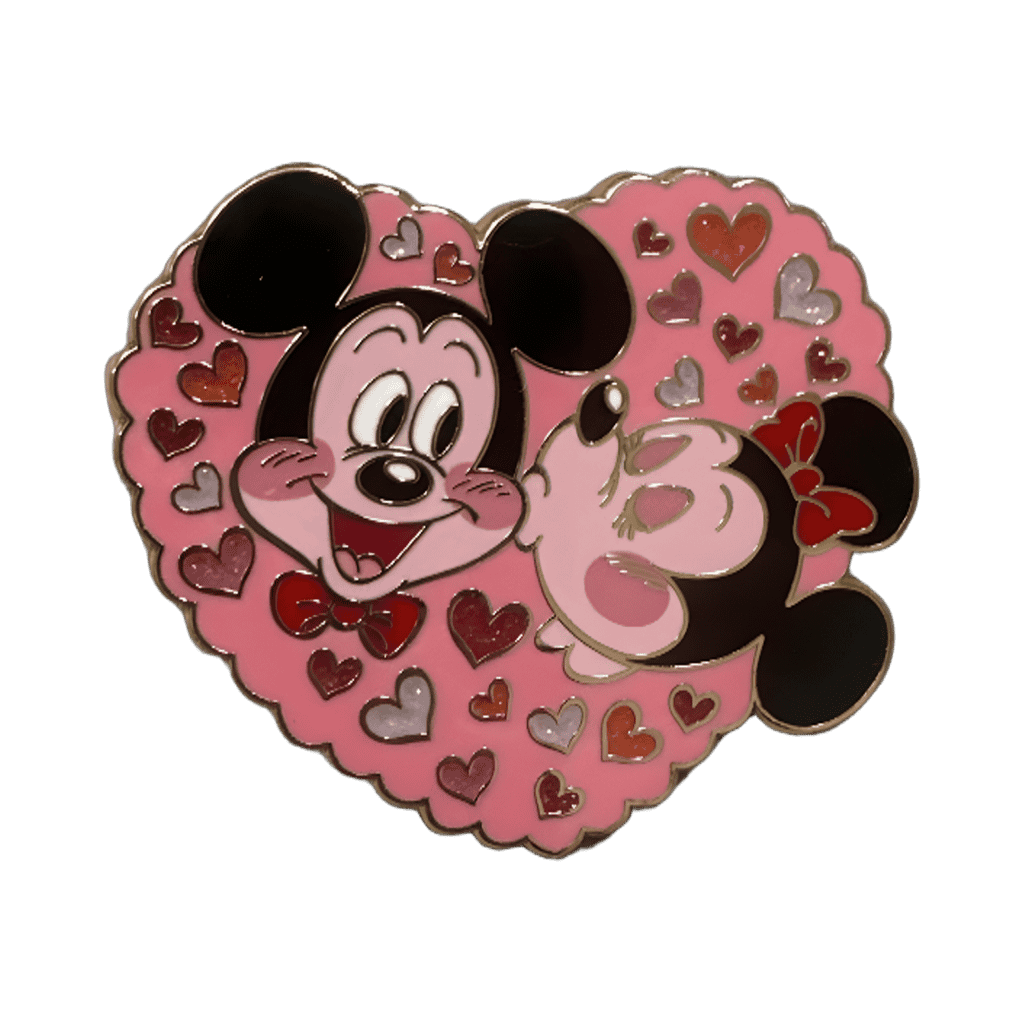 Minnie Mouse and Mickey Mouse Disney pin