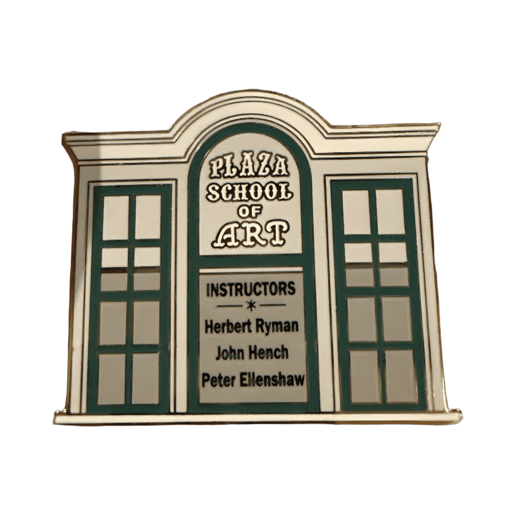 Herbert Ryman, John Hench, Peter Ellenshaw Plaza School of Art Disney pin