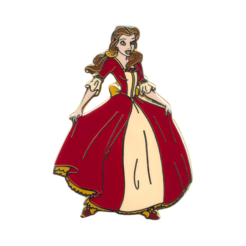Beauty and the Beast - Belle In Her Red Holiday Dress Disney pin