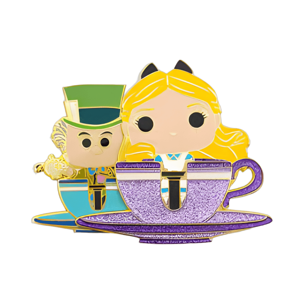 Alice and Mad Hatter Disney pin