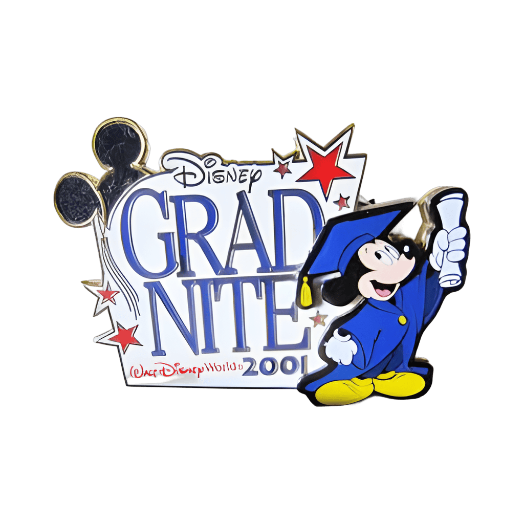 2001 - Mickey Mouse with Diploma Pin-on-Pin Disney pin