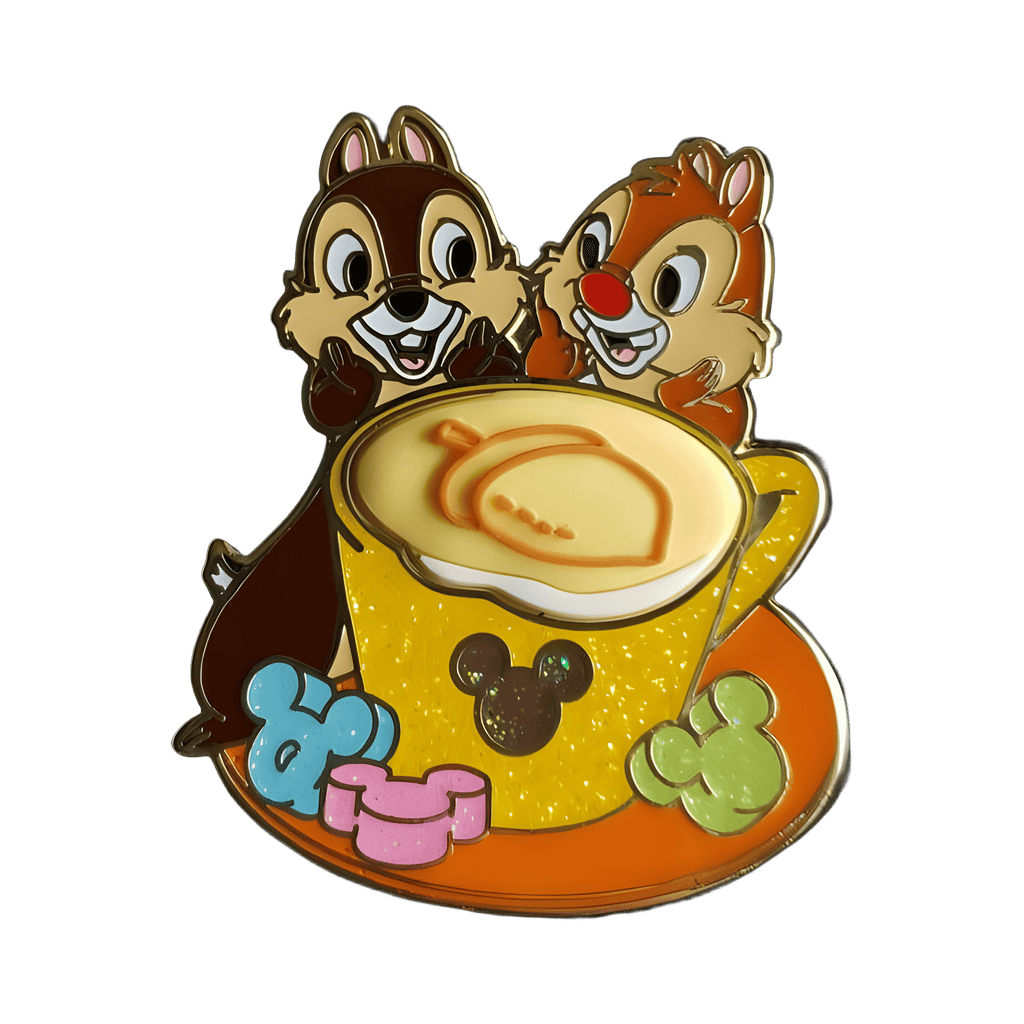 Chip 'n Dale Coffee Time Disney pin