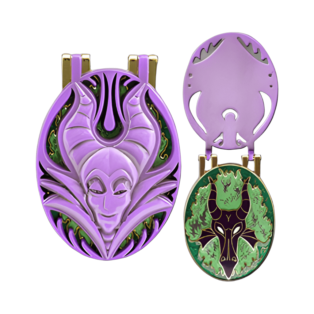 Maleficent Hinged Oval Disney pin