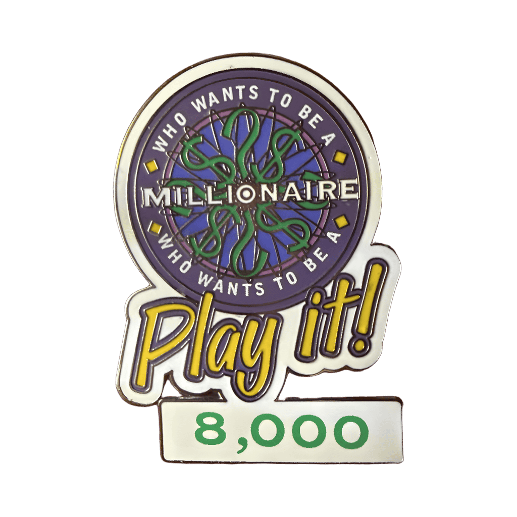 Play it - 8,000 Points Disney pin