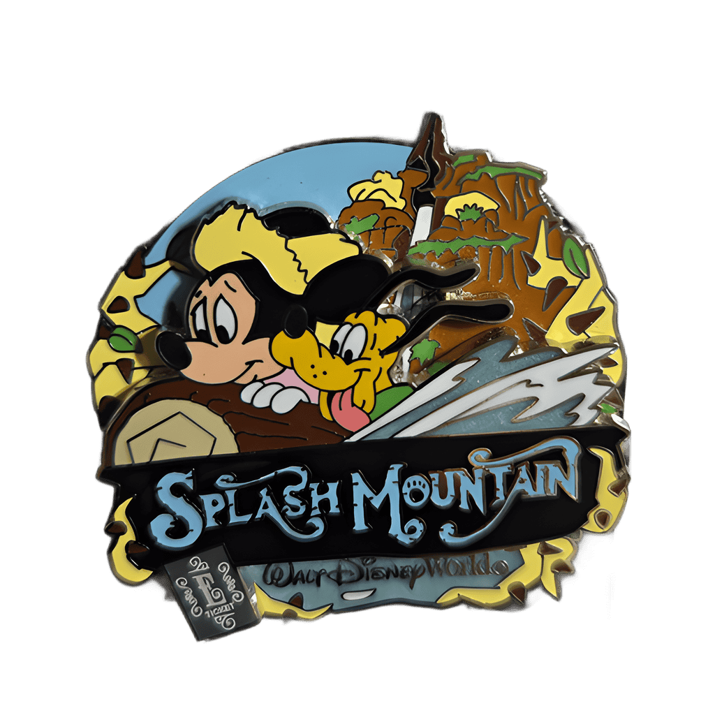Mickey and Pluto on Splash Mountain Disney pin