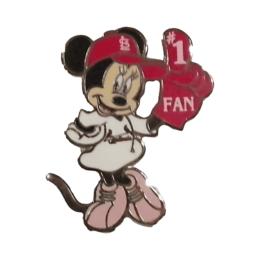 St. Louis Cardinals #1 Fan - Minnie Disney pin
