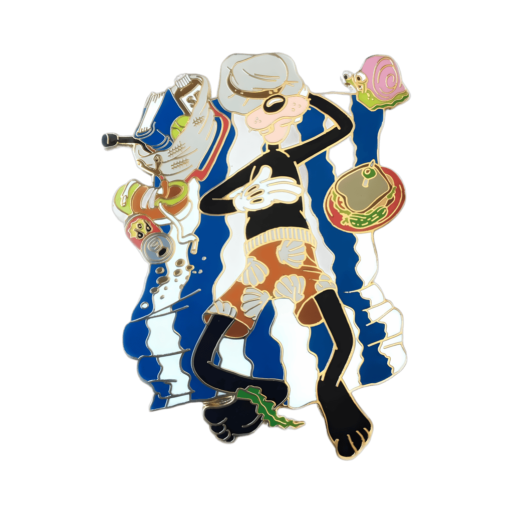 Goofy with Hat over Eyes Disney pin