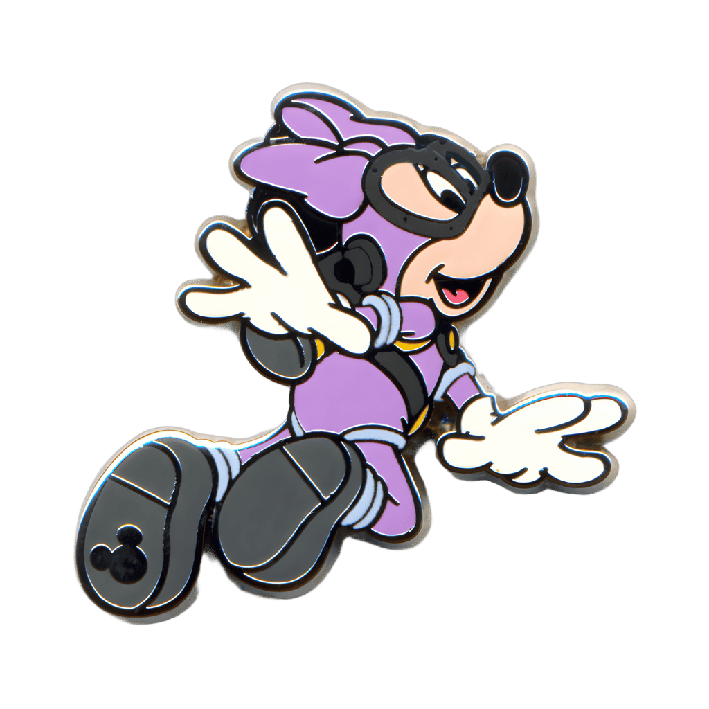 Purple Astronaut Minnie Mouse Disney pin