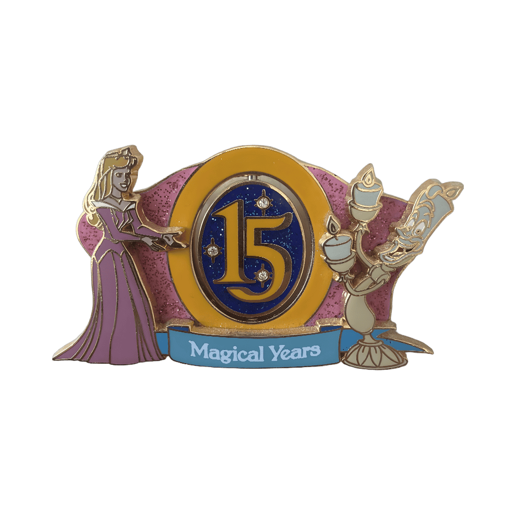 Aurora Lumiere Disney pin