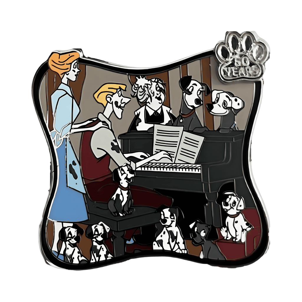 Anita & Roger at Piano Disney pin
