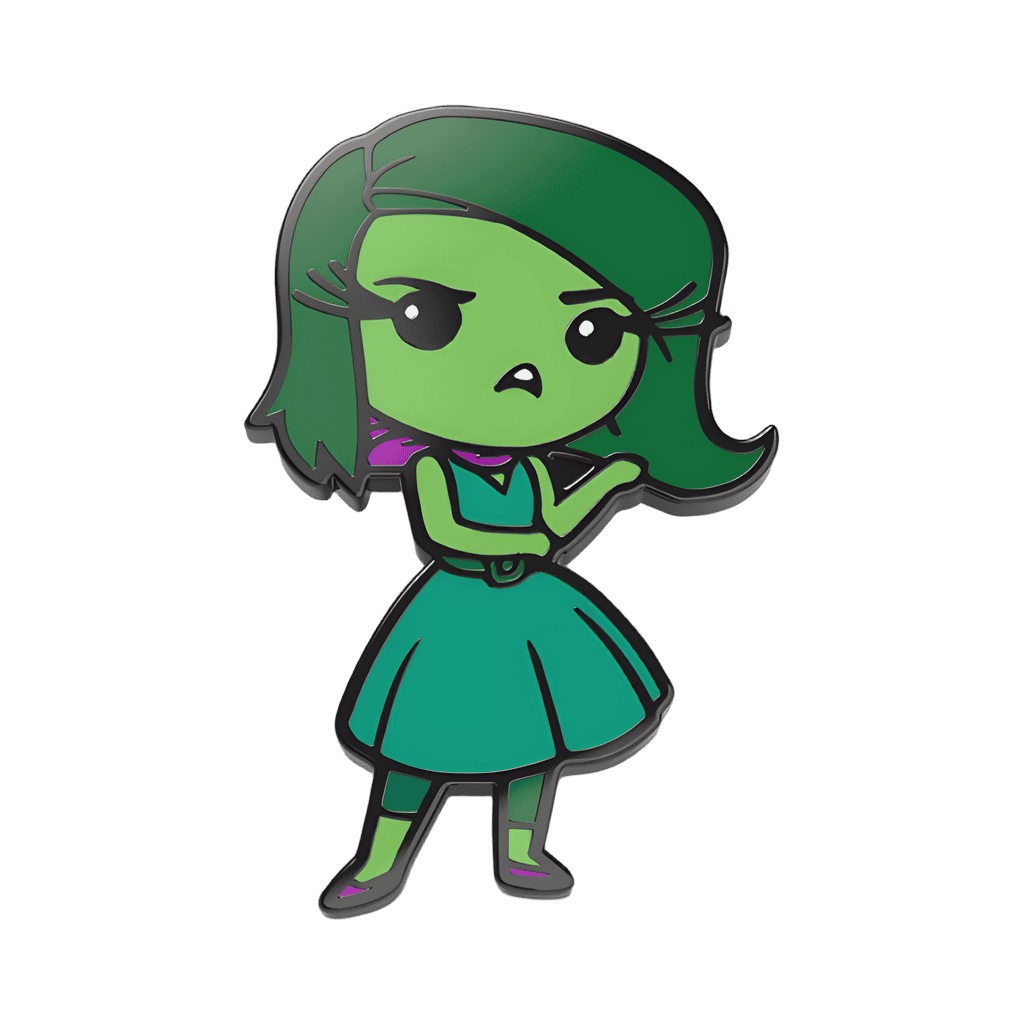 Disgust Disney pin