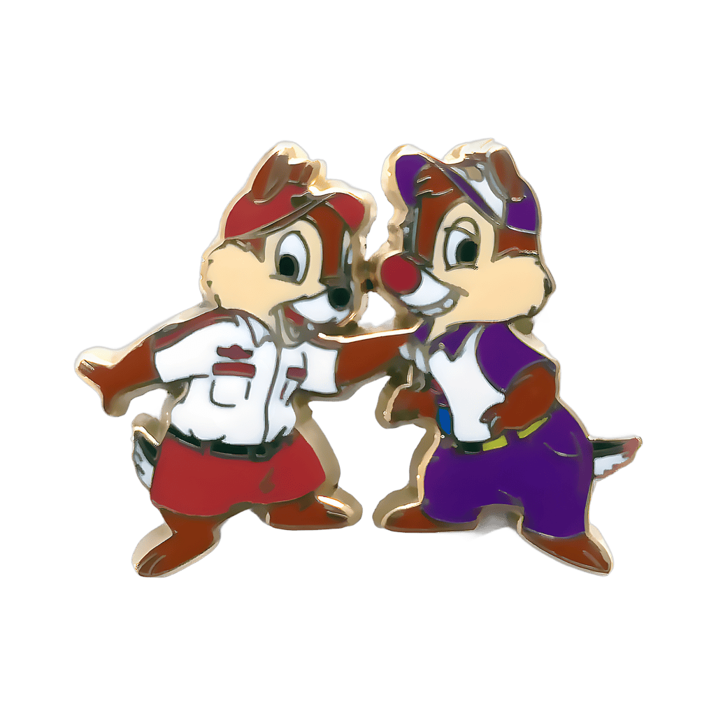 Cast Roles Gift Pins Collection - Chip and Dale in Transportation Costumes Disney pin