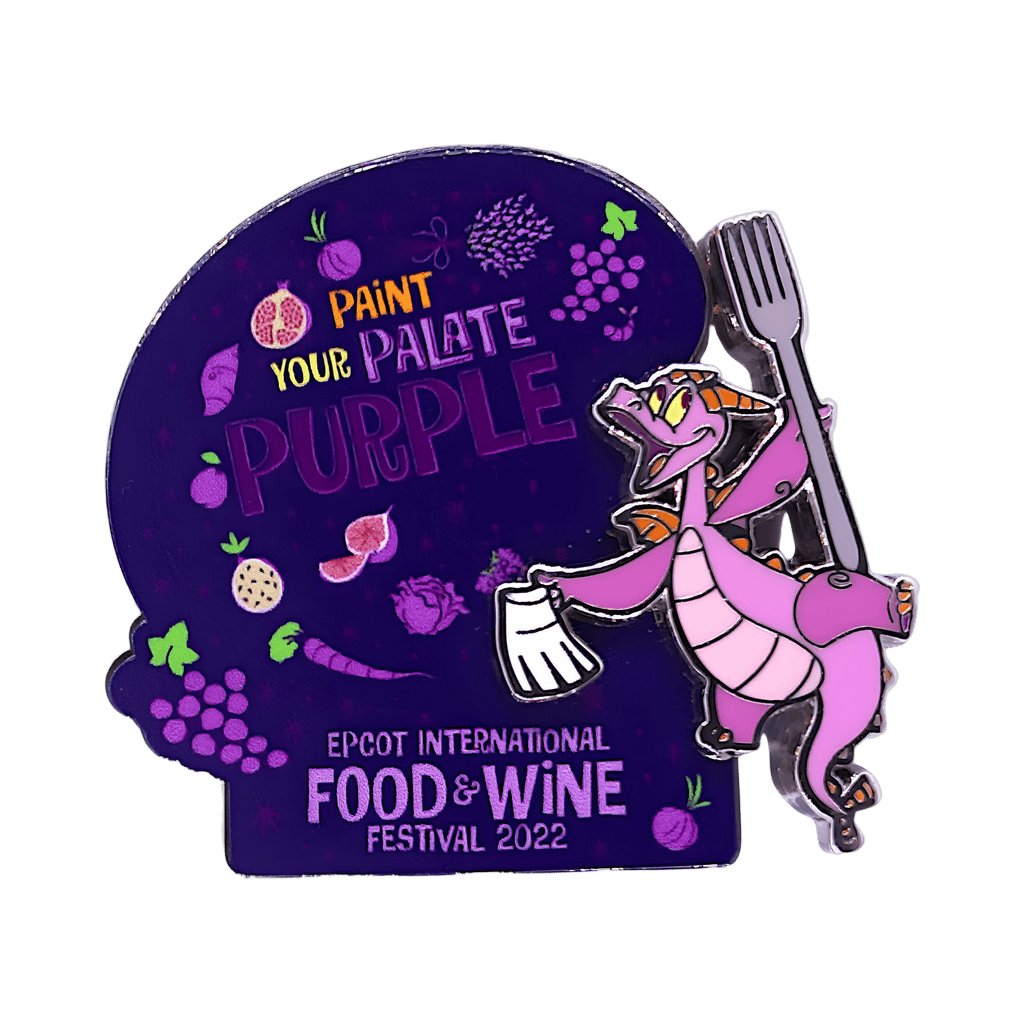 Paint Your Palate Purple Disney pin