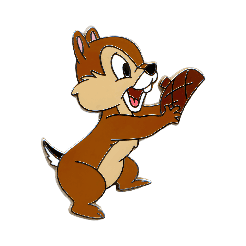 Chip Holding Acorn Top Disney pin