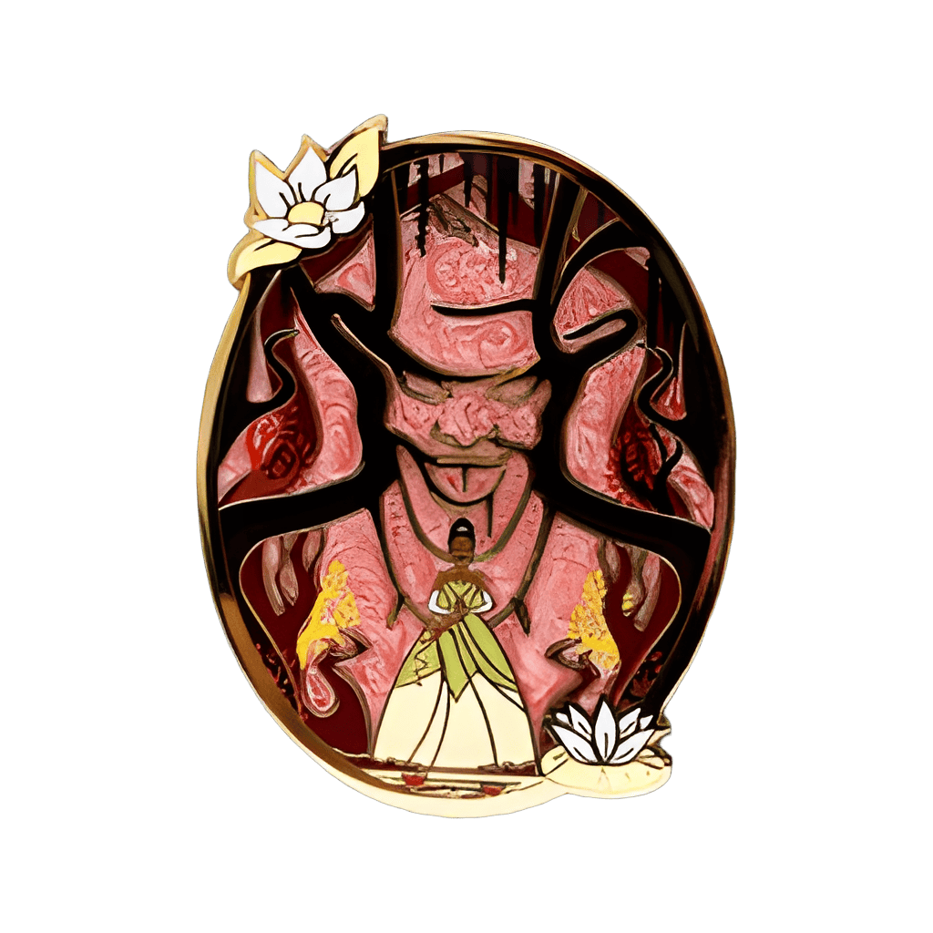 Tiana and Dr Facilier Disney pin