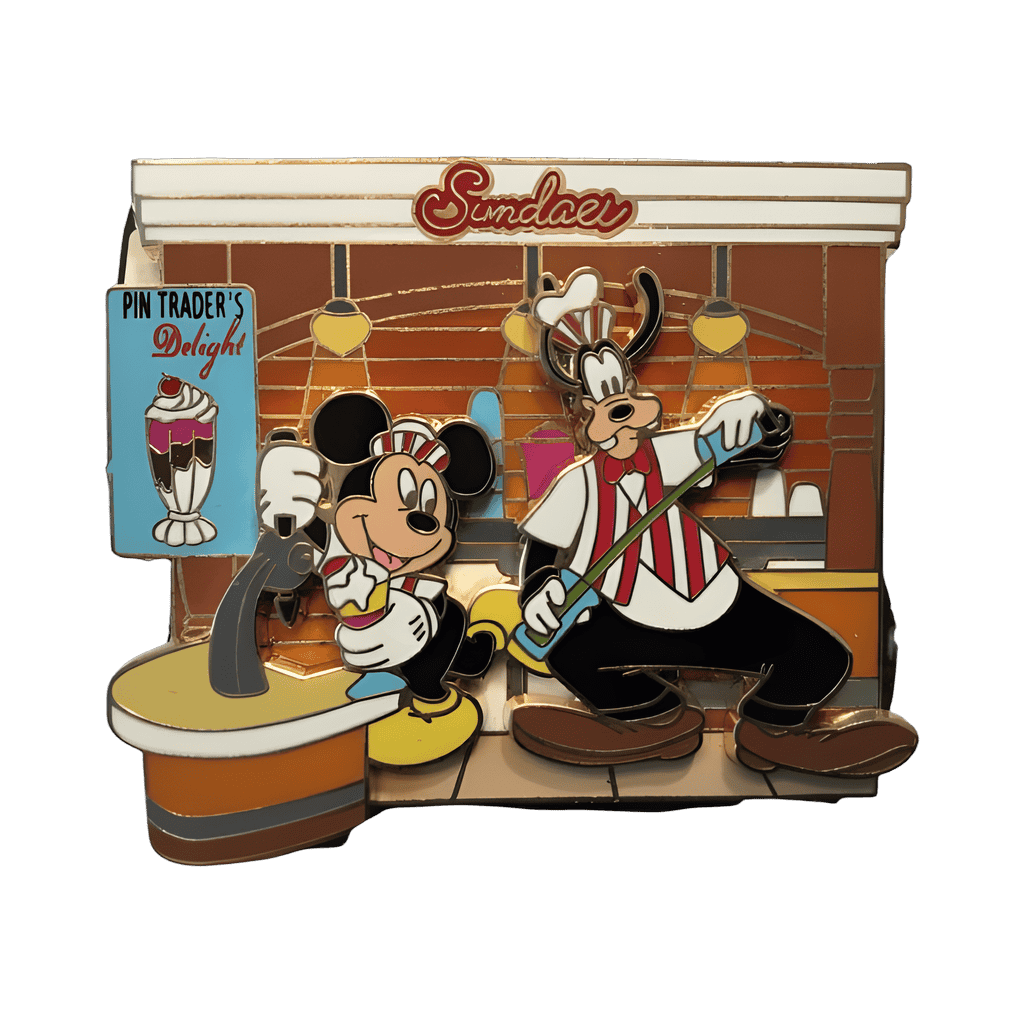 Mickey and Goofy Disney pin