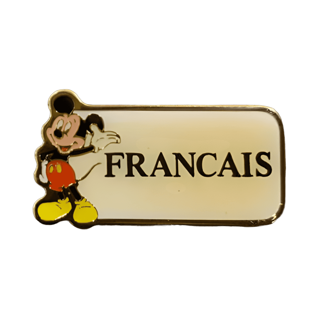 Mickey Mouse - FRANCAIS - Language Disney pin