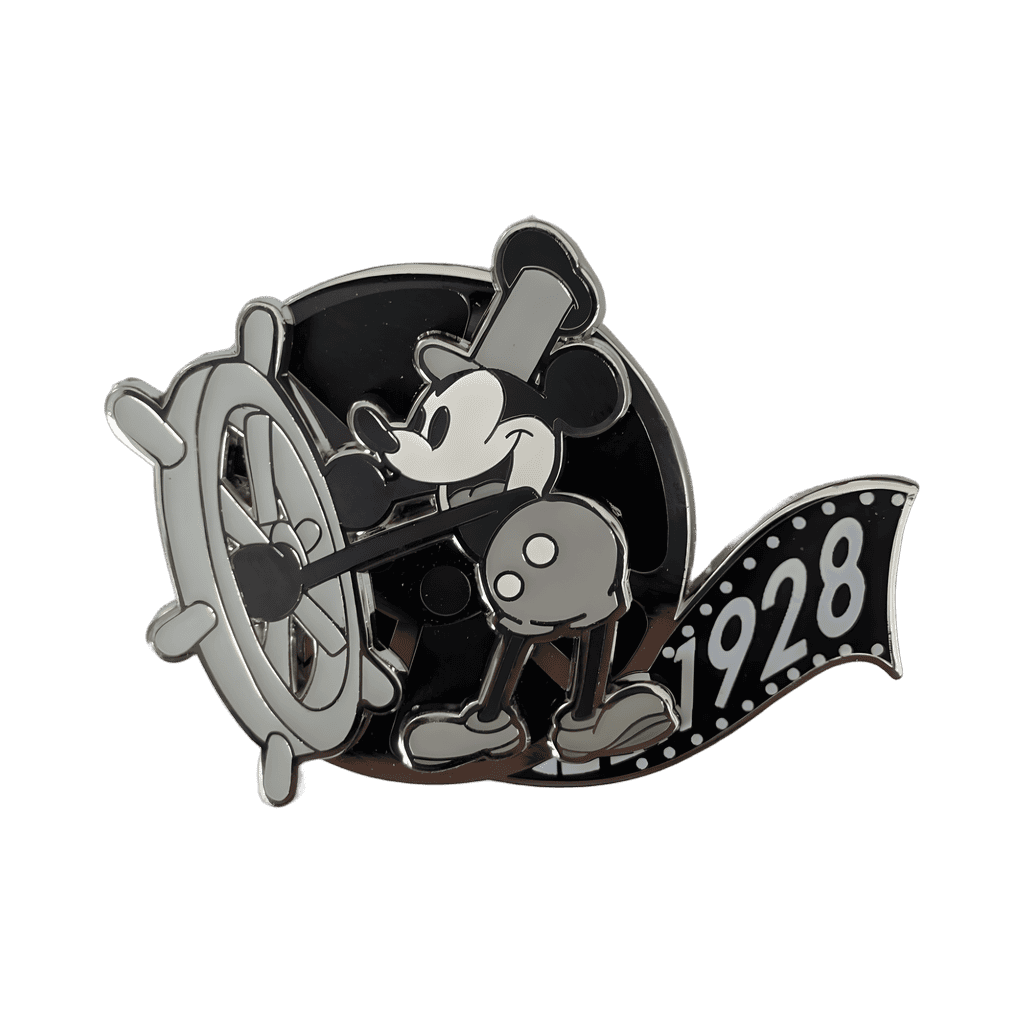 “Steamboat Willie, 1928” Film Reel Disney pin
