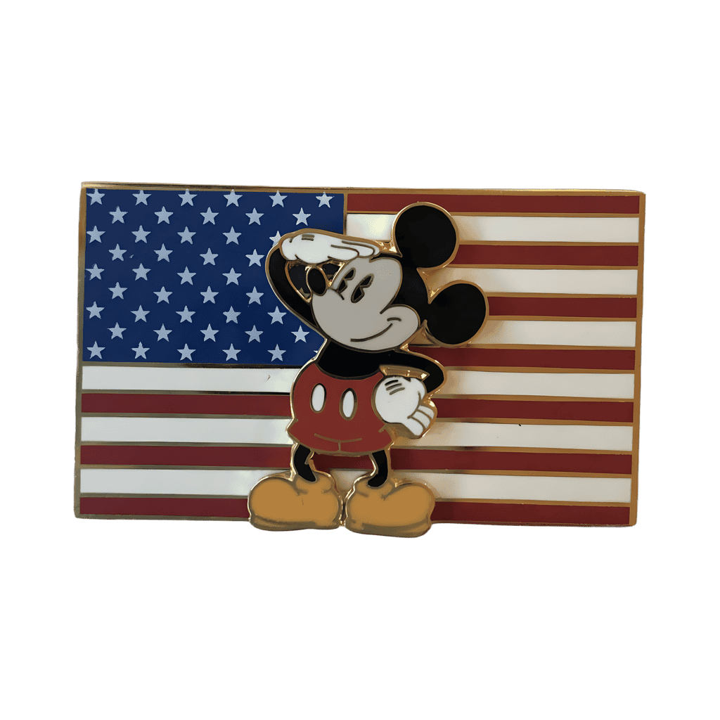 Mickey Mouse - Saluting Flag Disney pin