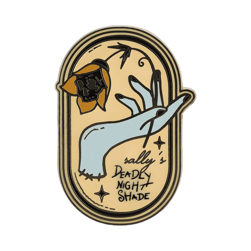 Sally's Deadly Night Shade Disney pin