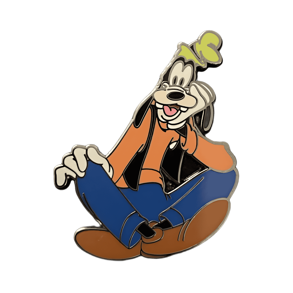 Goofy Sitting with Legs Crossed Disney pin