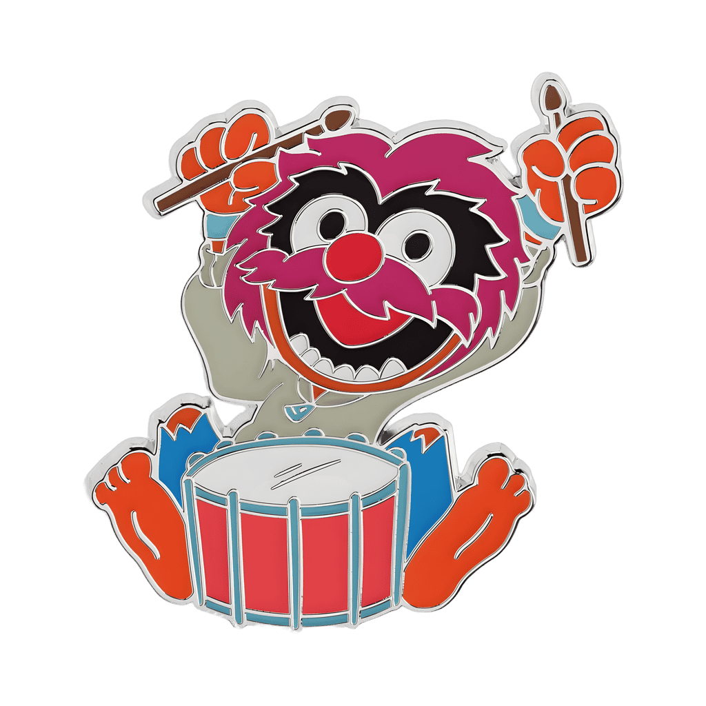 Baby Animal with Drums Disney pin
