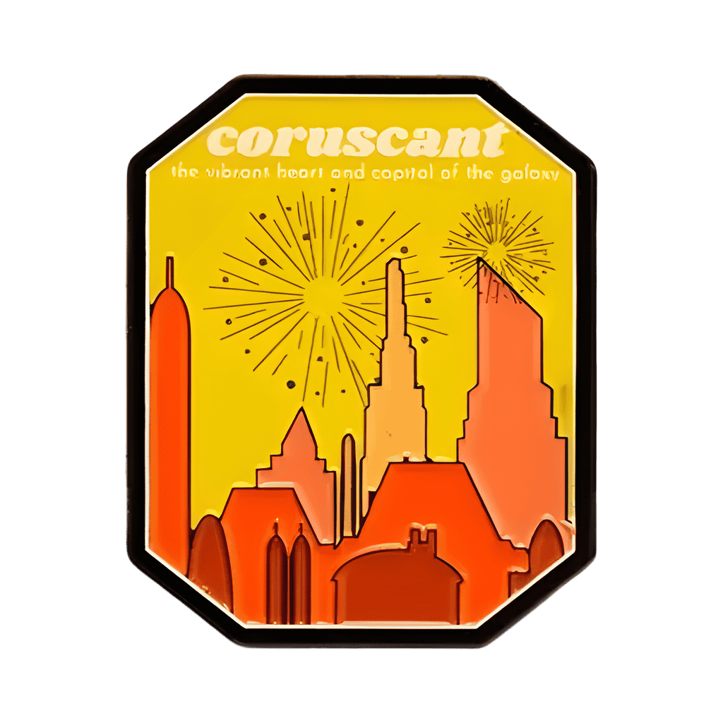 Coruscant Disney pin