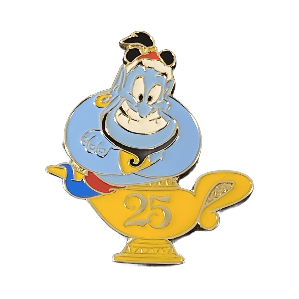 25th Anniversary - Magic Lamp - Genie Disney pin