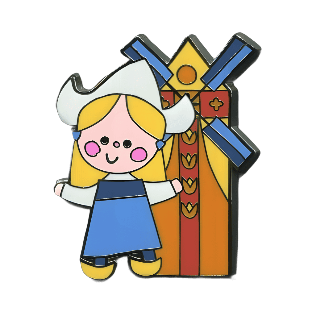 Holland Dutch Girl Disney pin