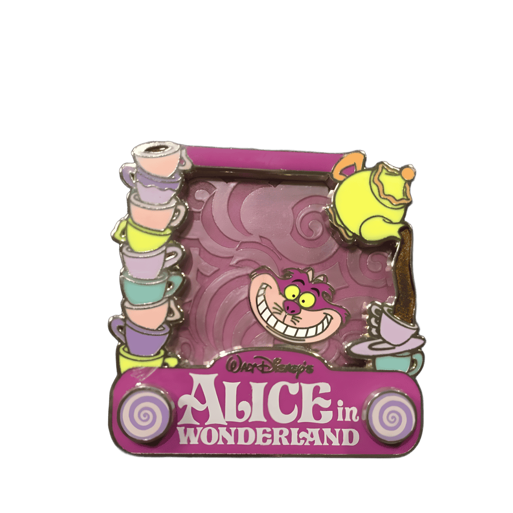 LE Variant 4 - Cheshire Cat Yellow and Purple Disney pin