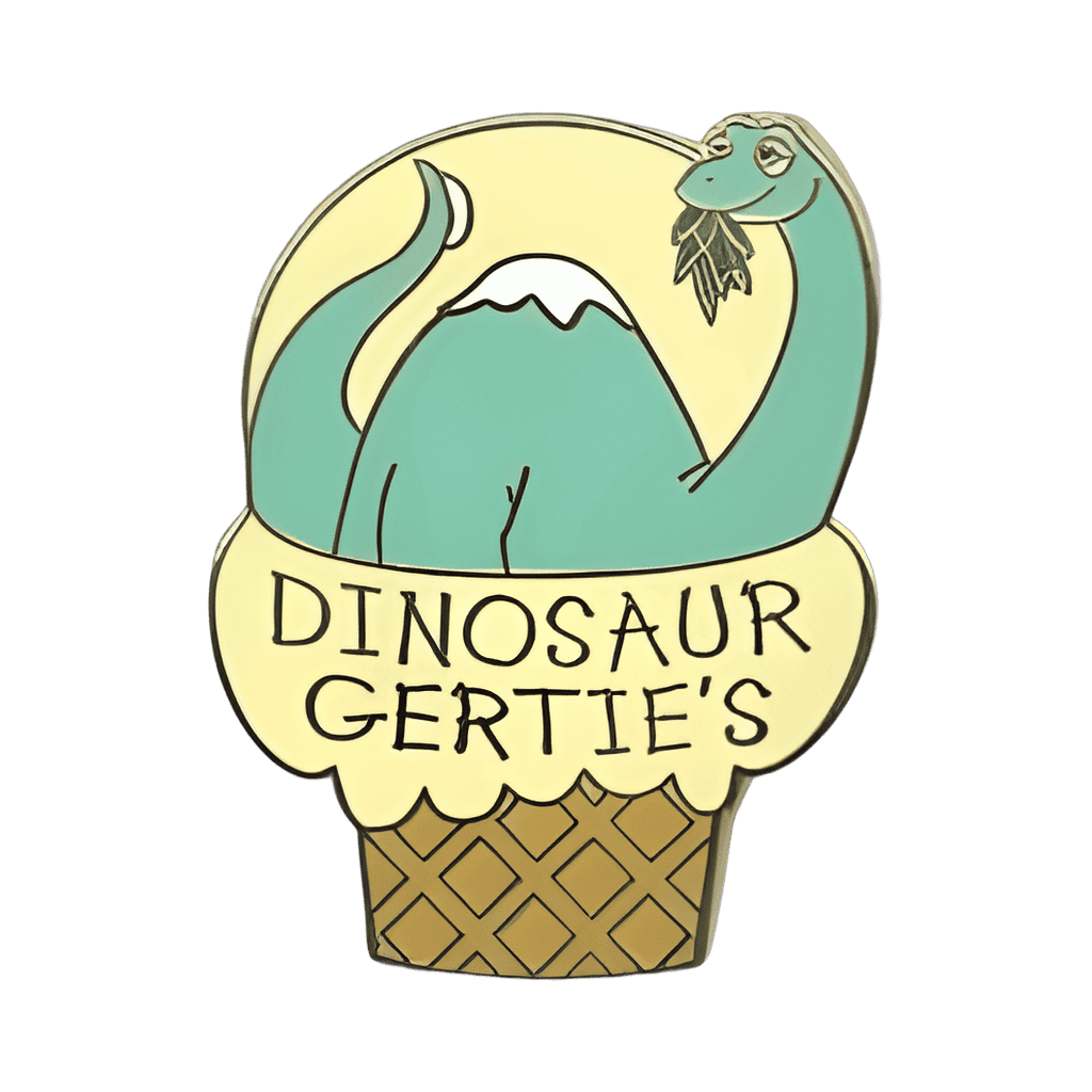 Dinosaur Gertie's Ice Cream Cone Disney pin
