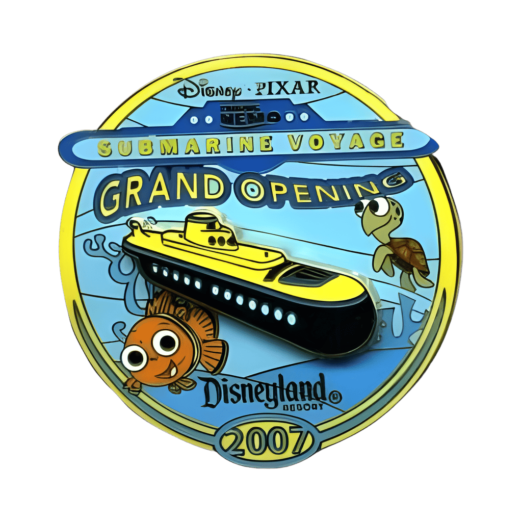 Nemo and Squirt with Submarine Disney pin