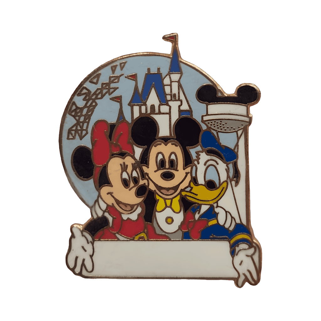 Three Parks Logo with Name Disney pin