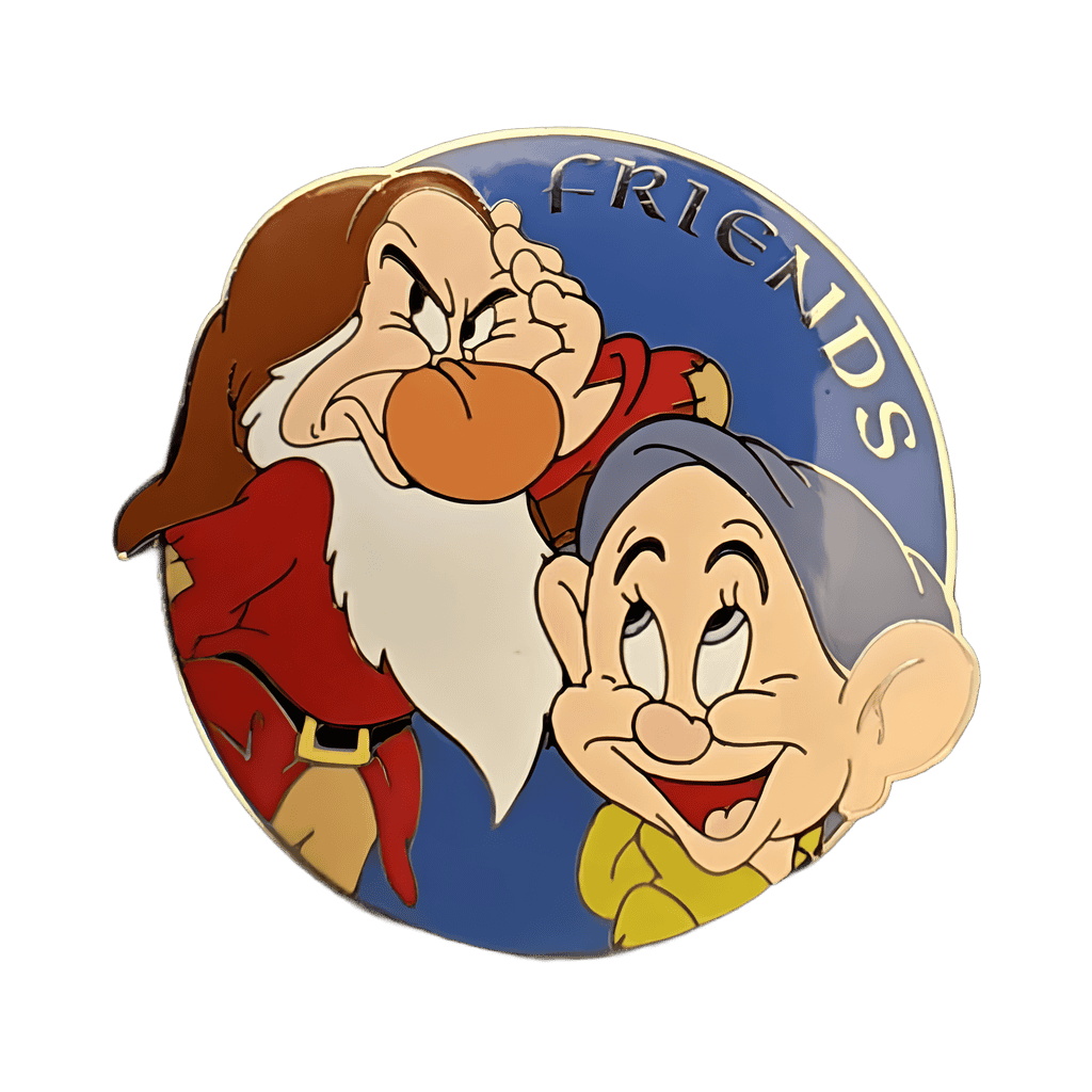Dopey and Grumpy Friends Disney pin