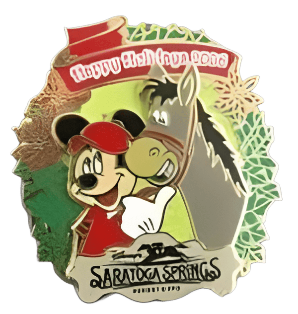 Saratoga Springs Resort - Mickey Wreath Disney pin