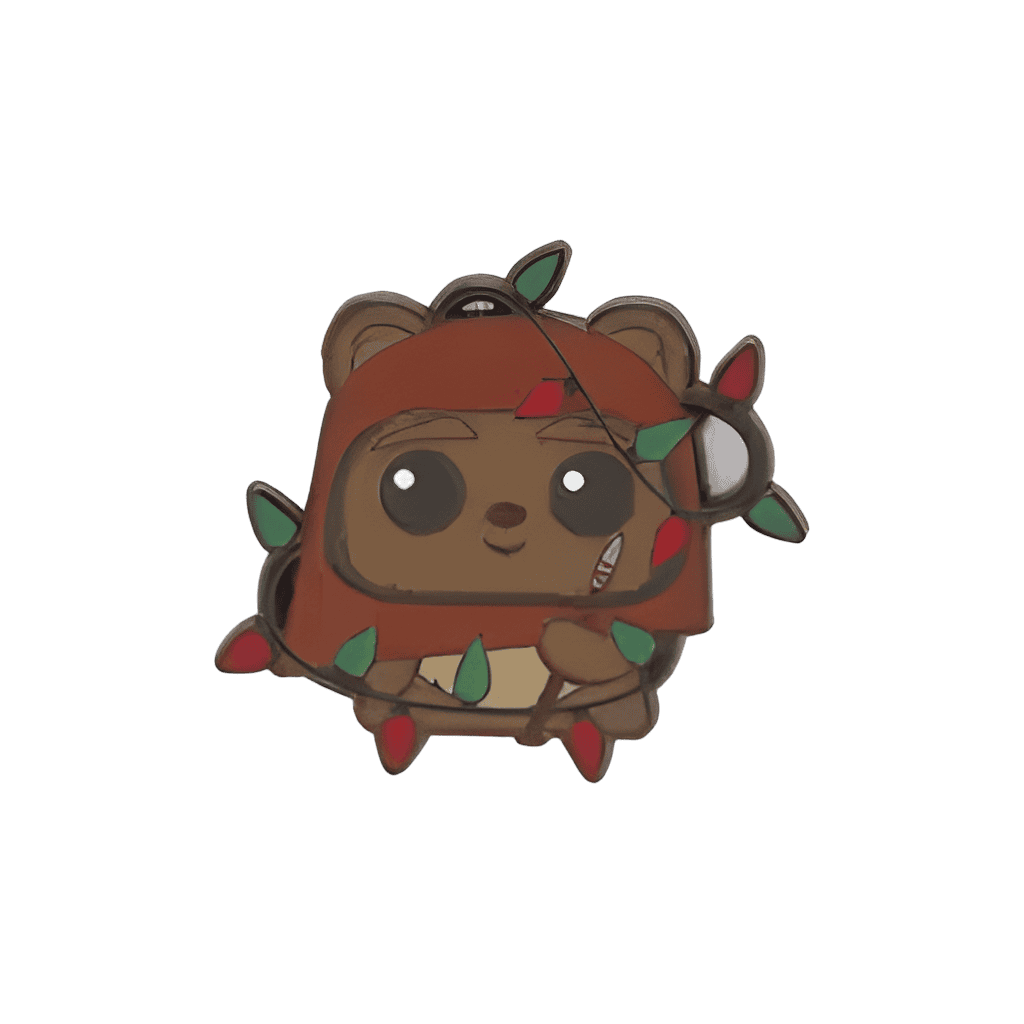 Ewok with Holiday Lights Disney pin