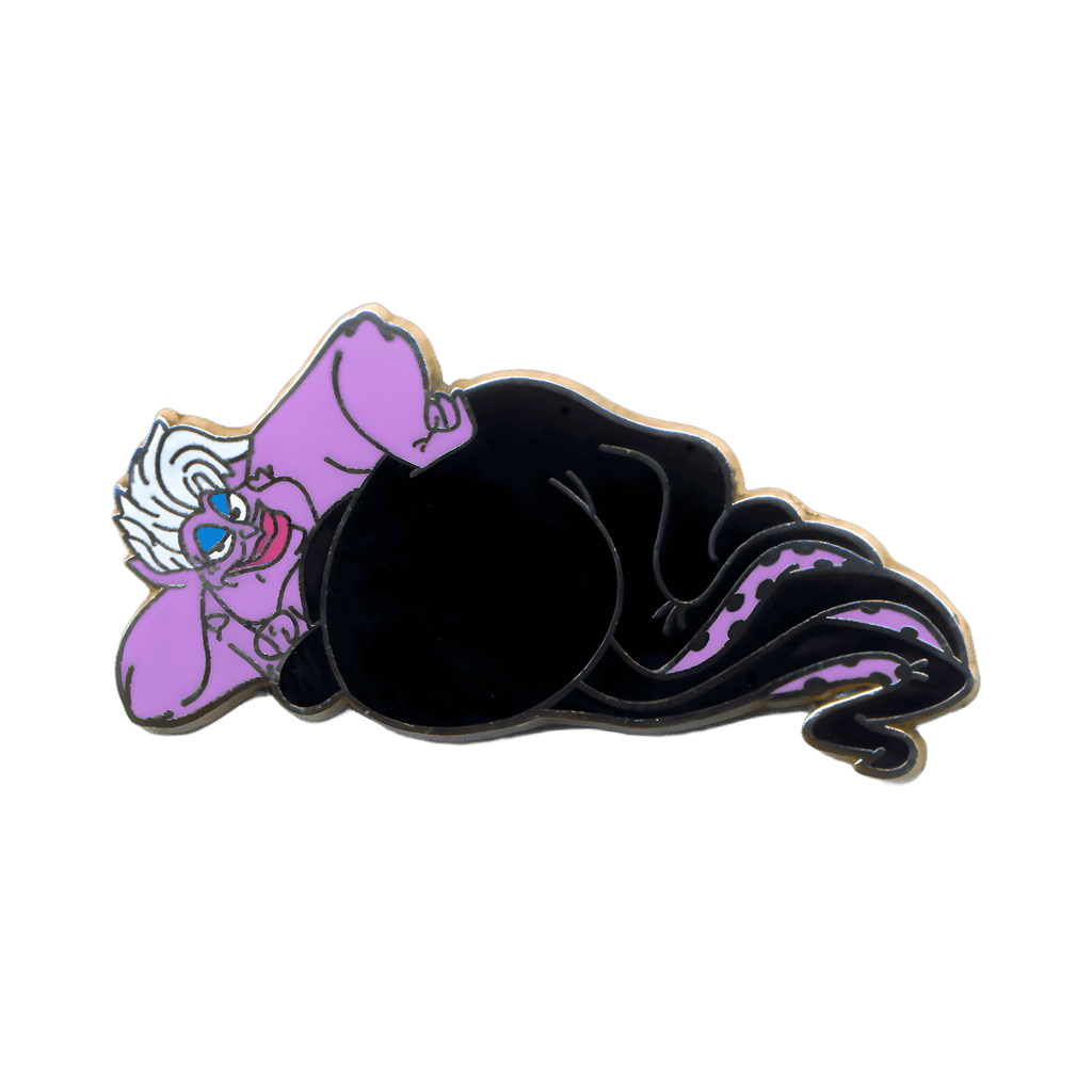 Ursula Laying Down Disney pin