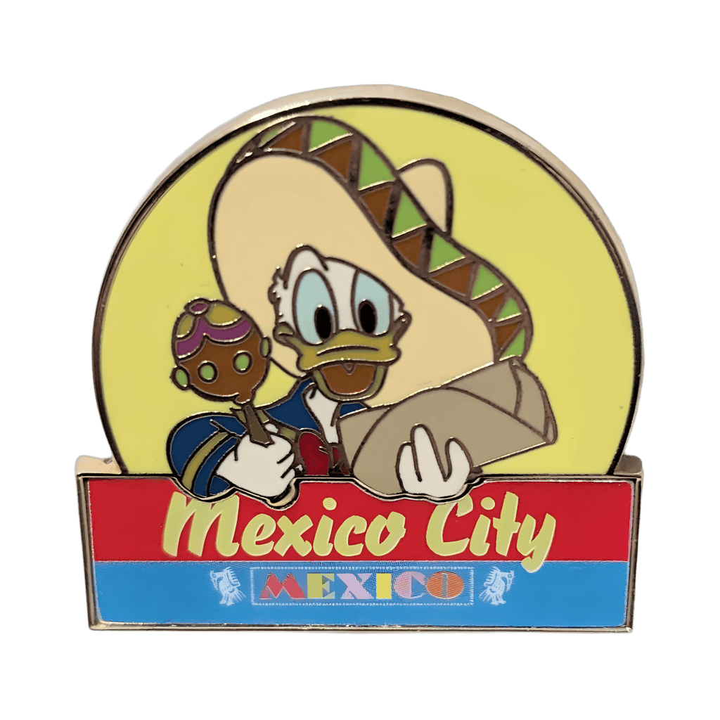 Donald Duck Mexico City, Mexico Disney pin