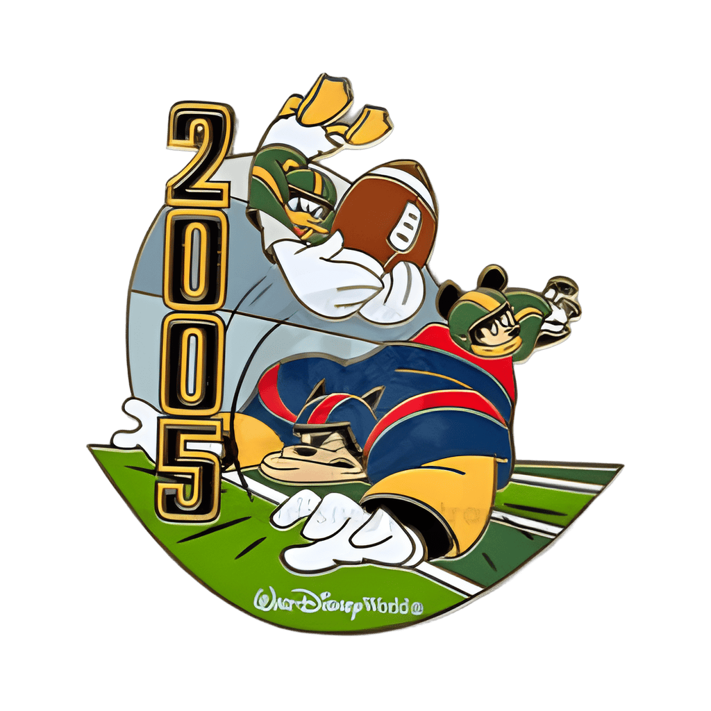 Super Brown 2005 - Mickey, Donald, and Pete Disney pin
