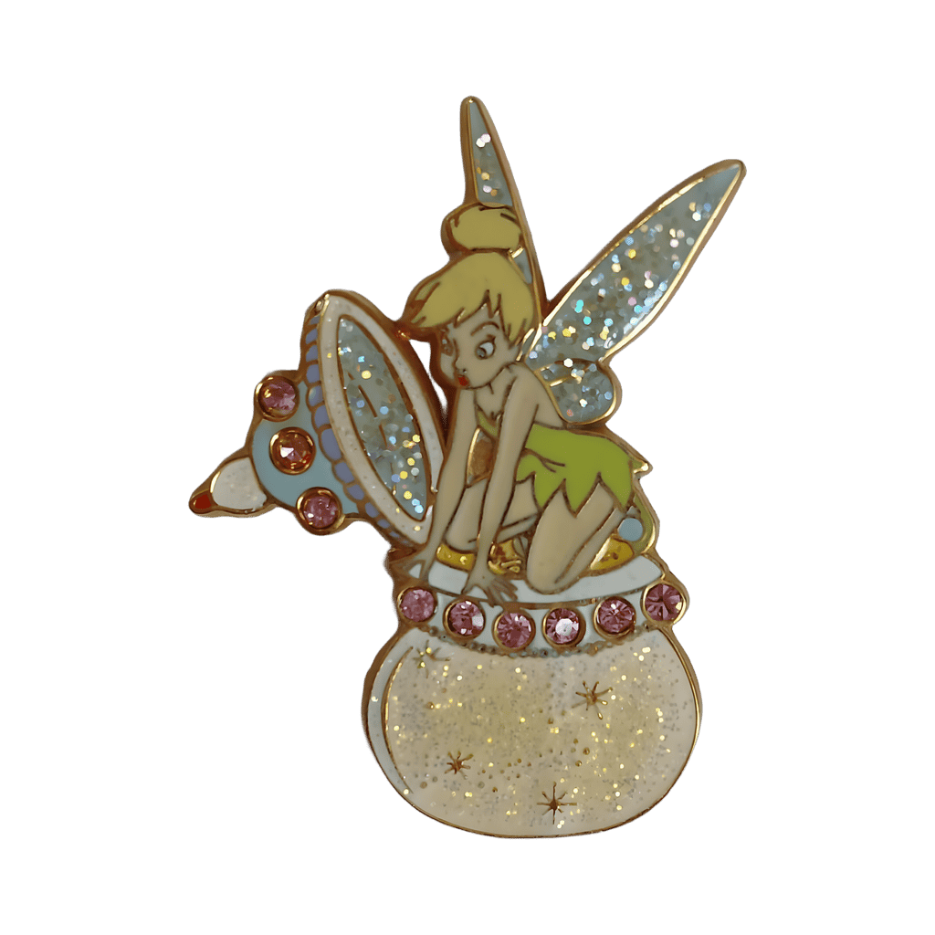 Tinker Bell Sitting on an Inkwell Disney pin