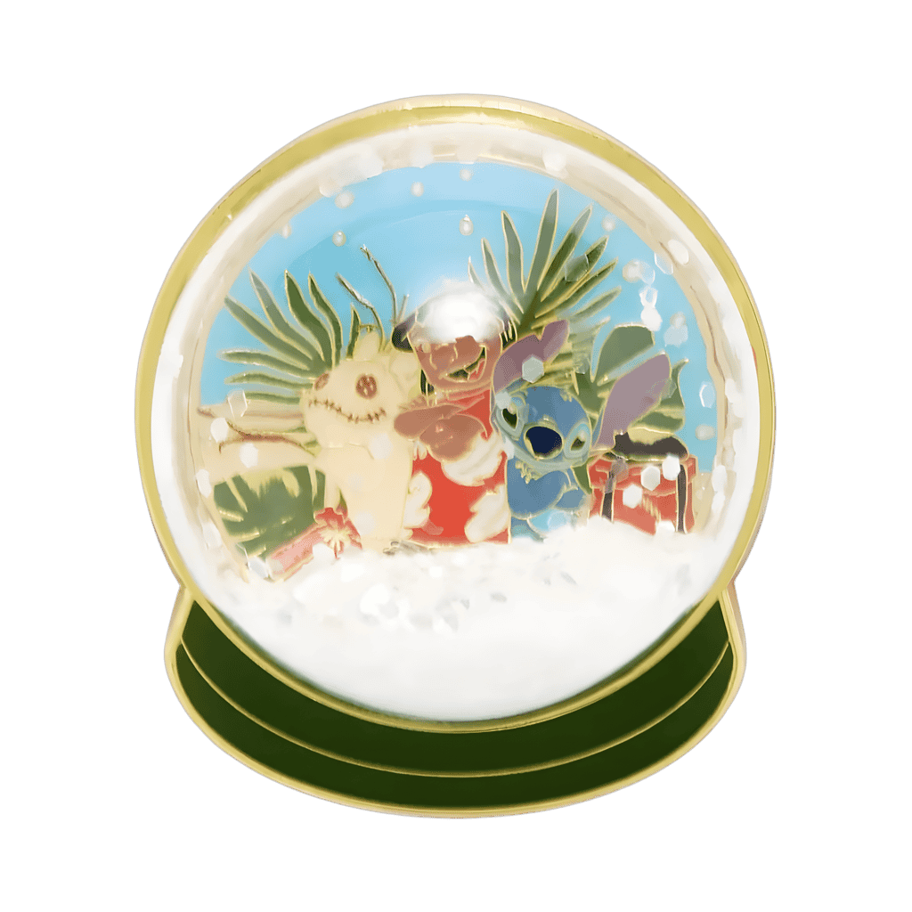 Lilo & Stitch Sandcastle Snow Globe Disney pin