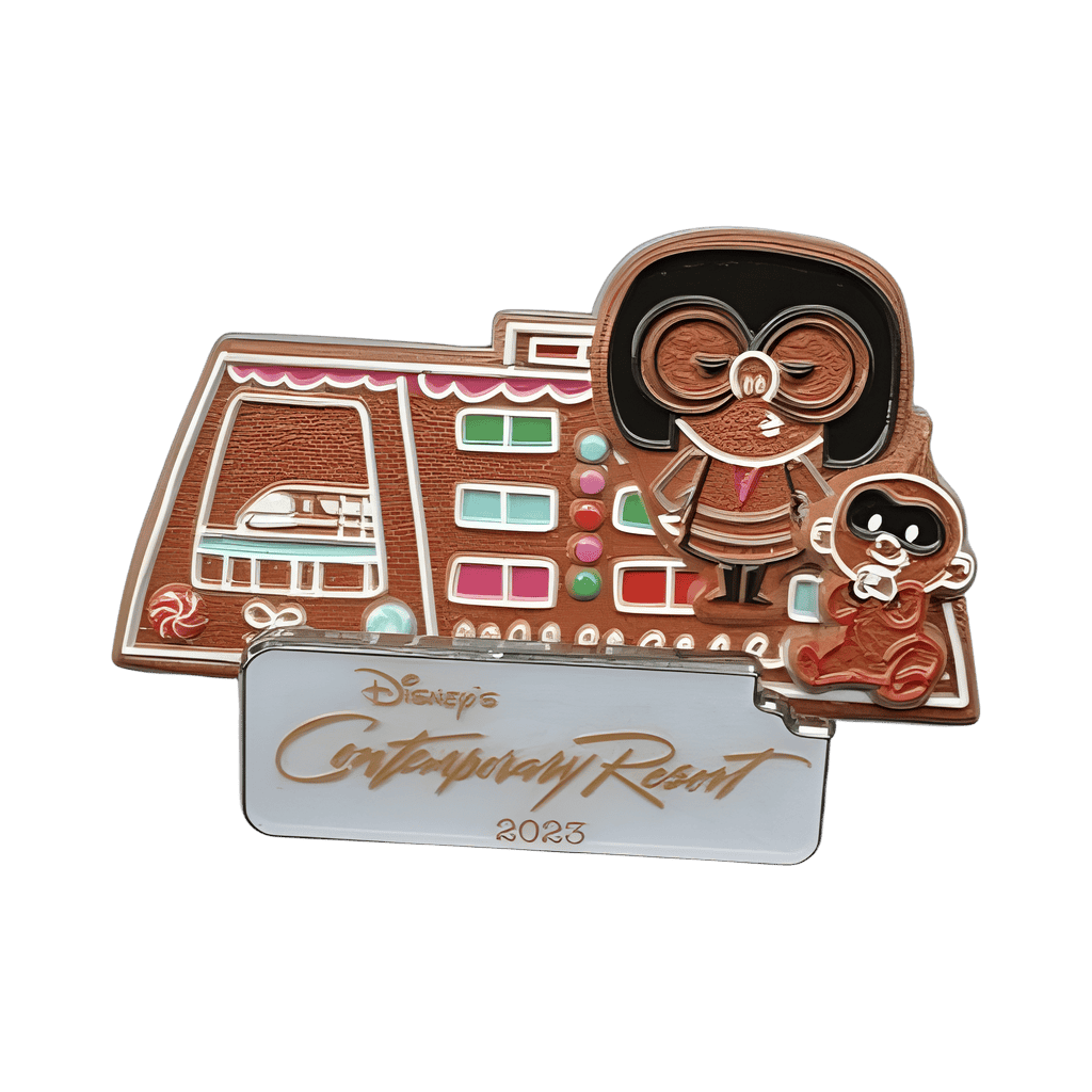 Contemporary Resort - Edna and Jack-Jack Disney pin